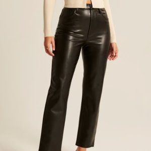 Abercrombie Curve Love Vegan Leather Pant